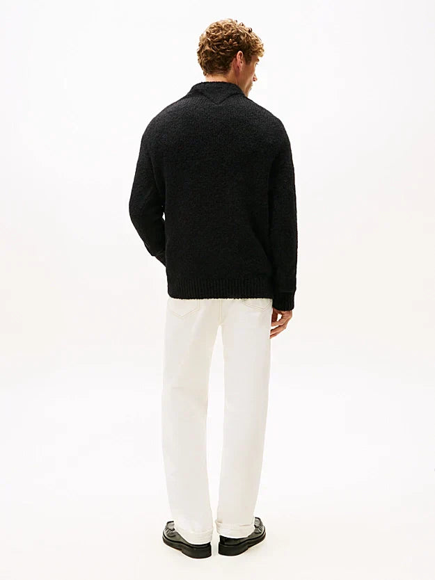 Crew Neck Jumper With Alpaca