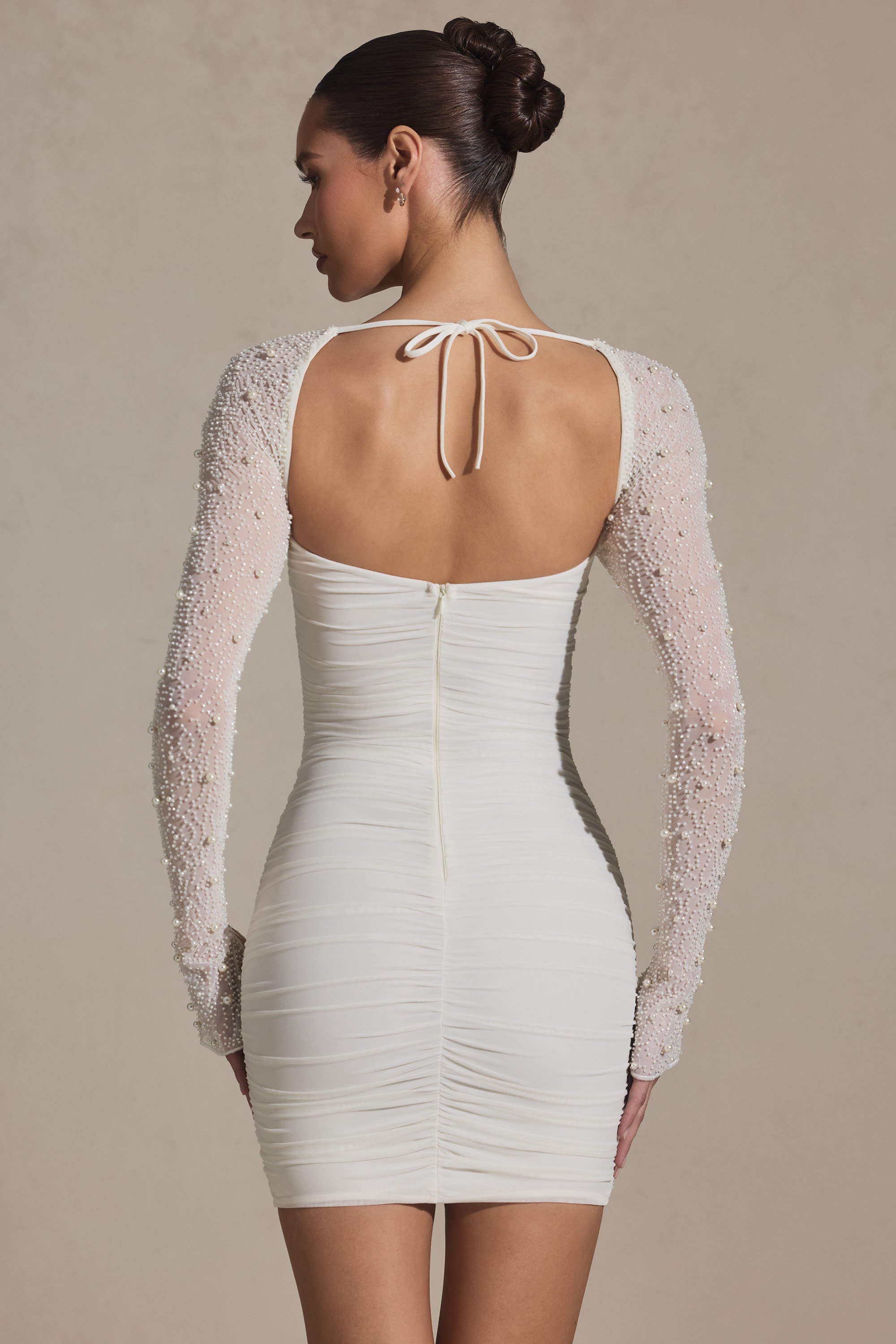 Germain Long-Sleeve Mini Dress